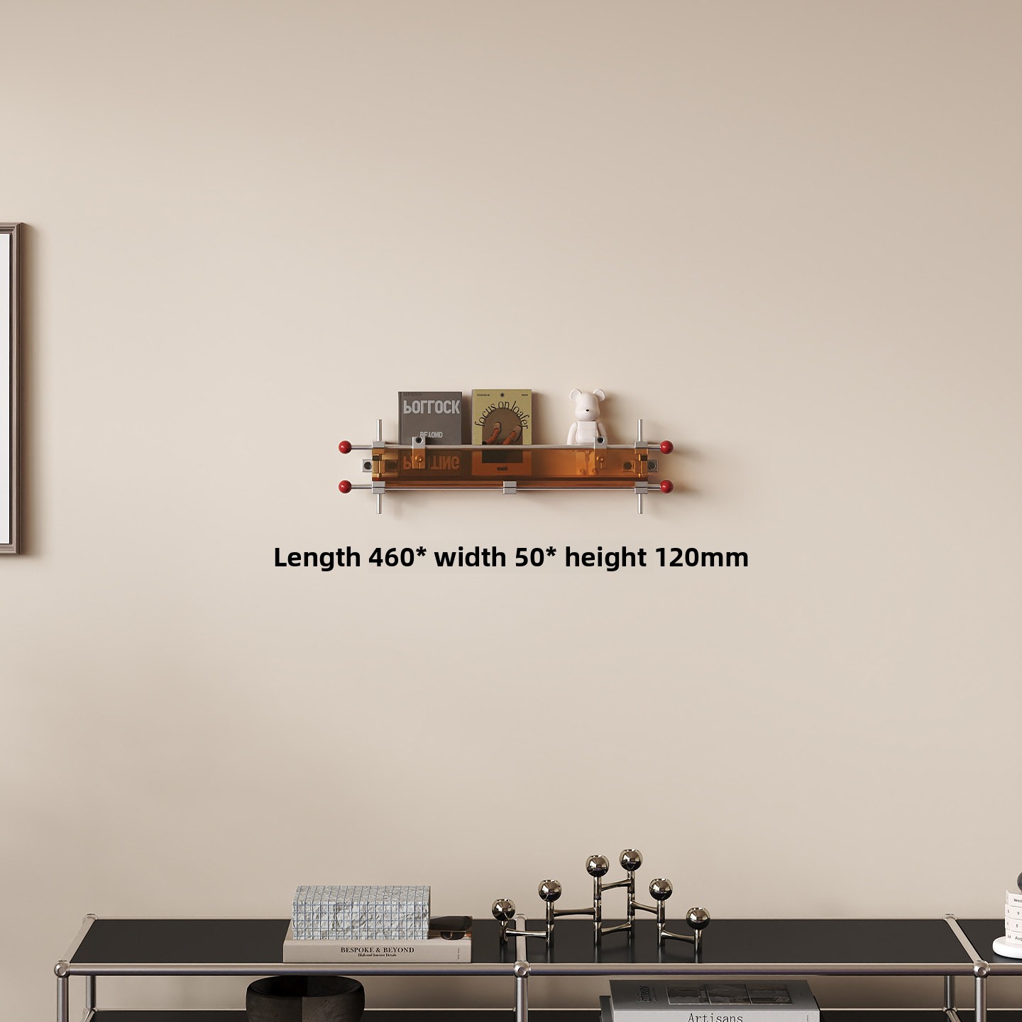 Lighting And Decor Magazine - Akrylowy stojak na czasopisma z oświetleniem,