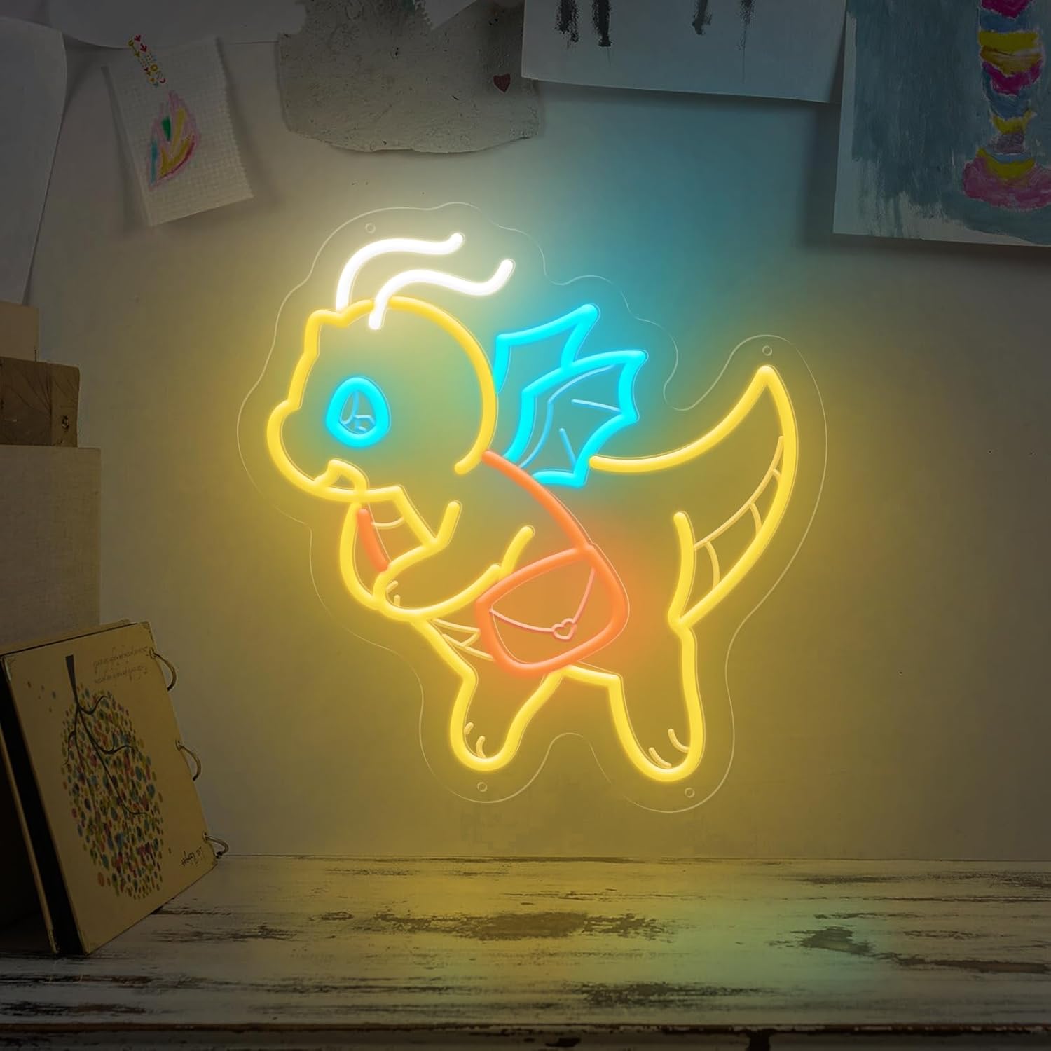 Outdoor Lighting Decor Ideas - Ściemnialna lampka neonowa USB w kształcie