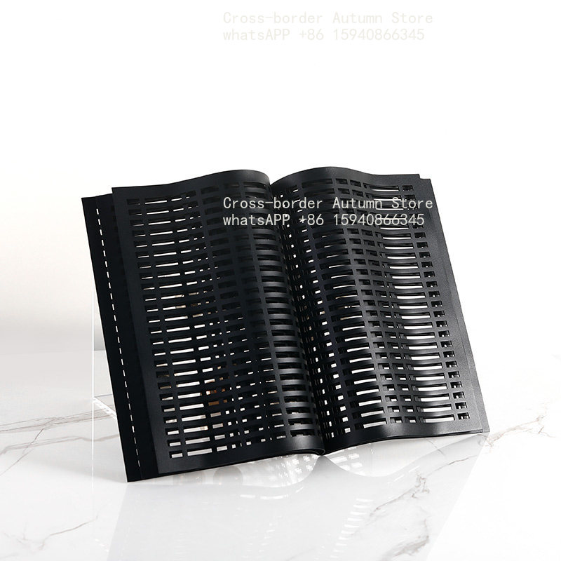 Lighting And Decor Magazine - Metalowy minimalistyczny stojak na czasopisma w