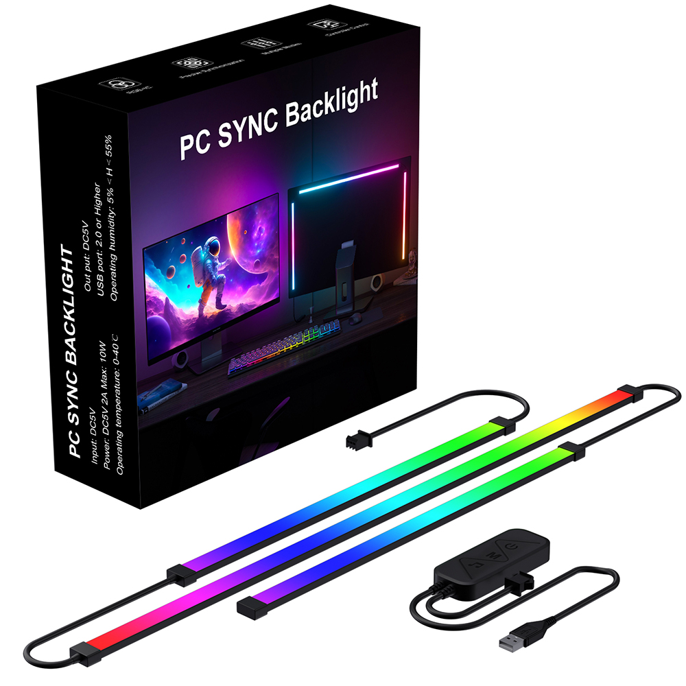Ambient Lighting Decor For Room - Inteligentne oświetlenie TV Display Sync LED