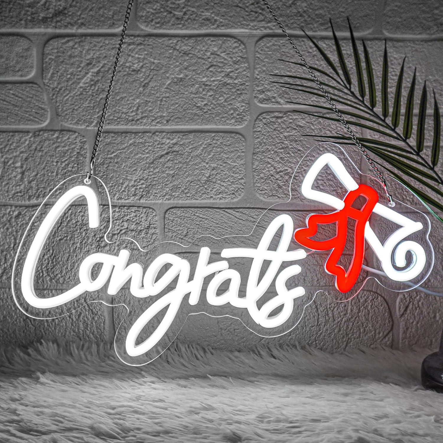 Wall Decor Lighting - Gratulacje z okazji ukończenia studiów Neonowy