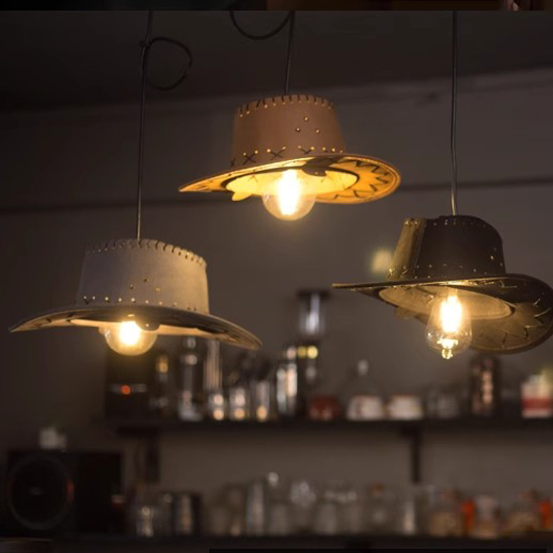 Lighting Decor Store - Kreatywna lampa wisząca w kształcie kowbojskiego