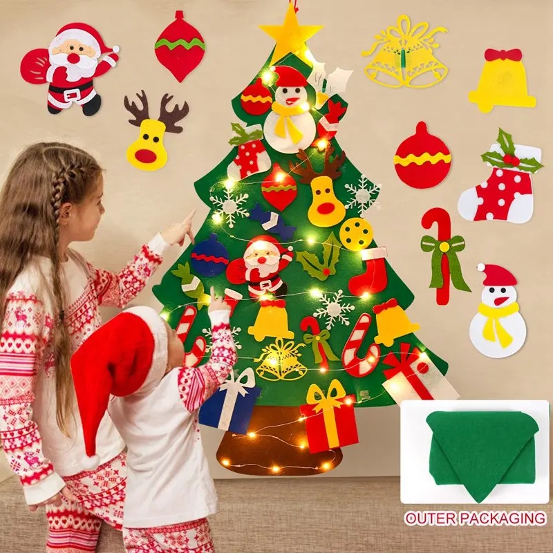Home Decor Lighting Tree - Filcowa choinka DIY z oświetleniem Dekoracje
