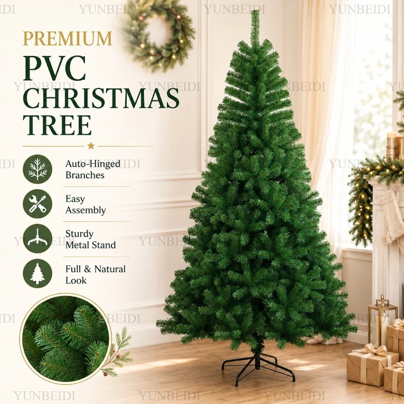 Home Decor Lighting Tree - Symulacja choinki bożonarodzeniowej PVC Duża, gęsta