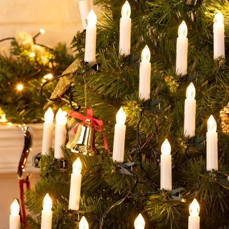 Home Decor Lighting Tree - Świąteczne lampki LED bez płomieni, świeczki