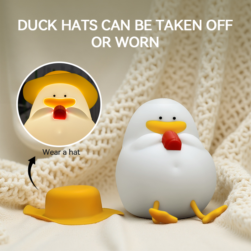 Lighting Decoration For Home - Lampka Nocna Happy Duck, Dotykowa Lampka