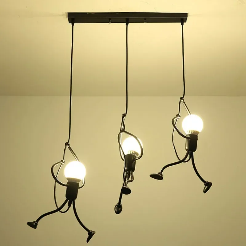 Lighting Decor Store - Retro żyrandol z kutego żelaza restauracja