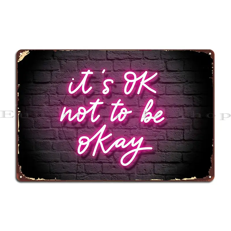 Ok Lighting Decor - Neonowy szyld It's OK Not To