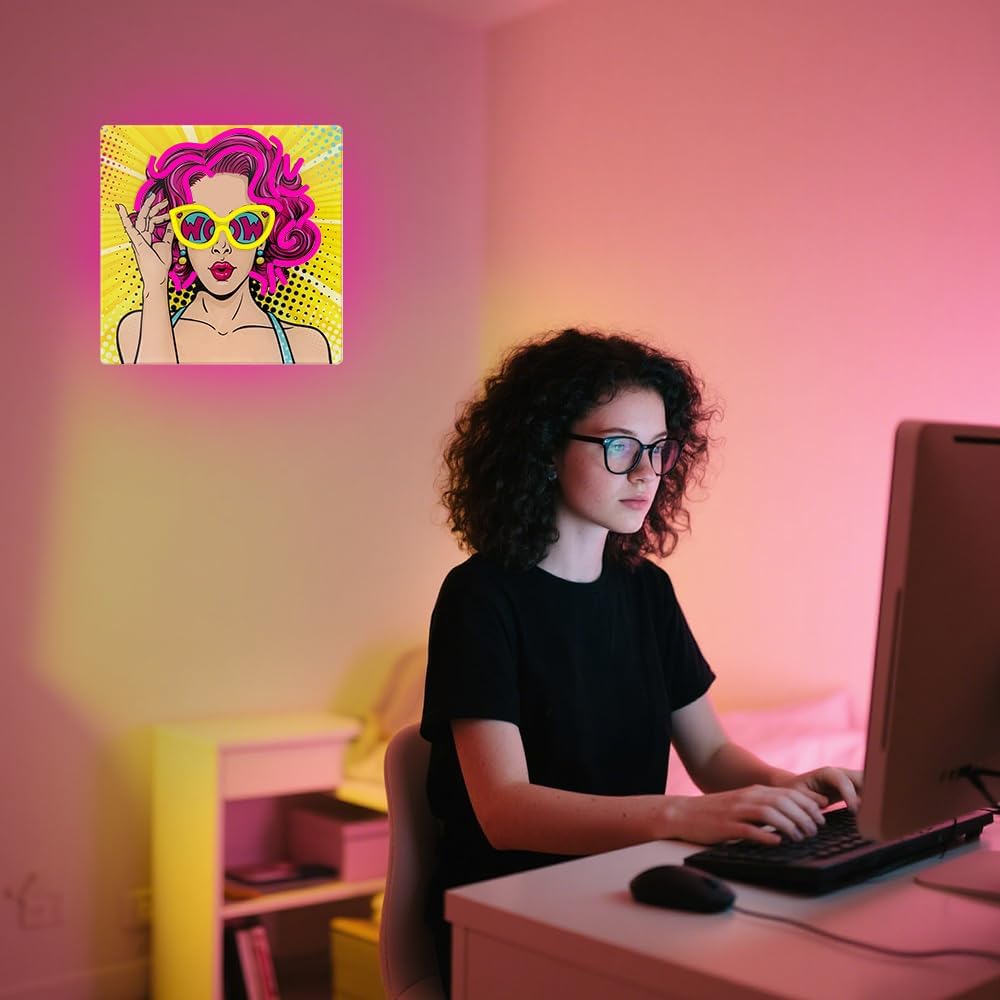 Neonowe znaki Wow Lady do deko – Lighting Decor Wow recenzja i cena