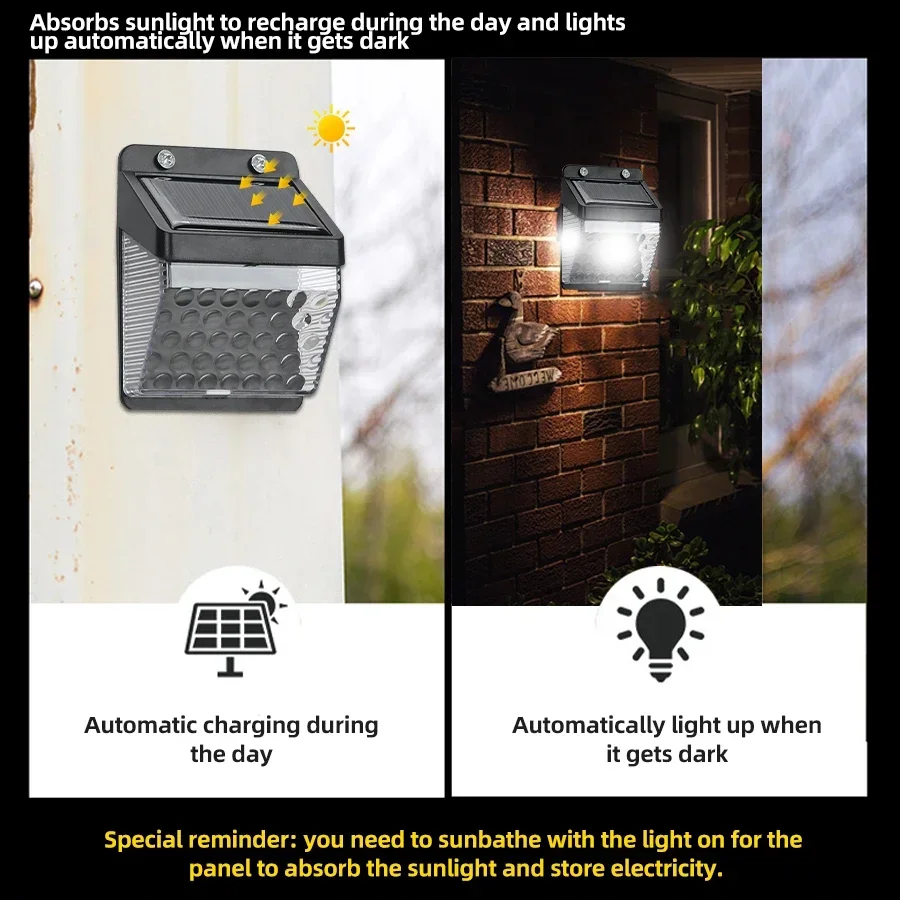 Lampa solarna LED z czujnikiem – Wall Decor Lighting recenzja i cena