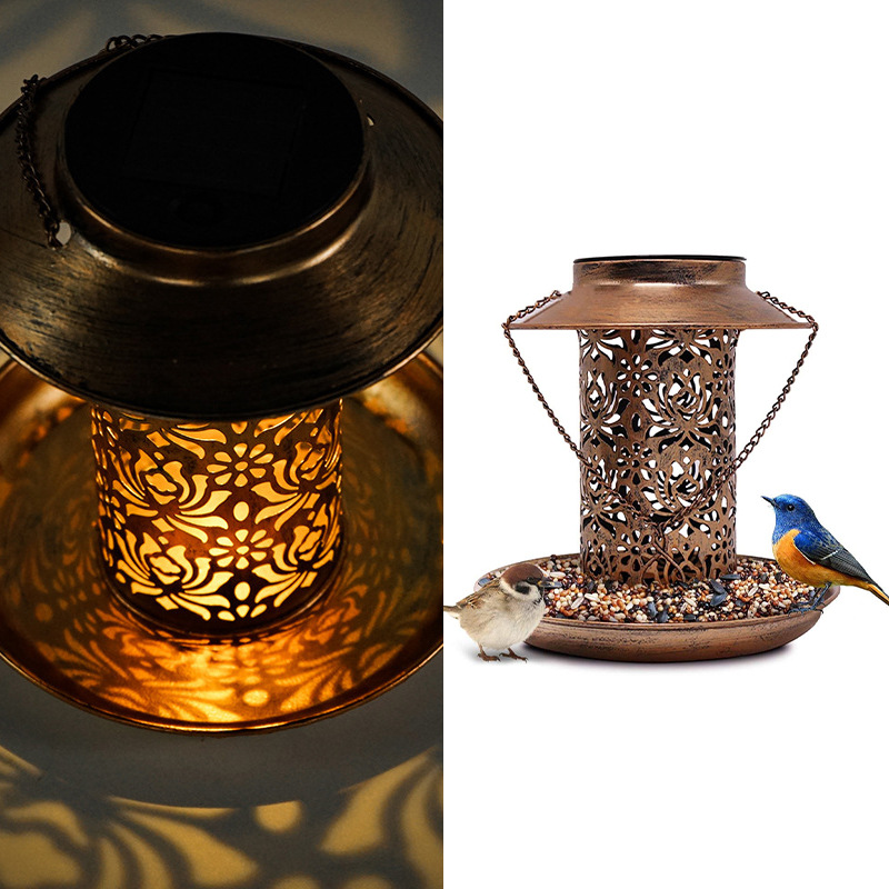 Metalowy karmnik solarny dla p – Outdoor Lighting Decor Ideas recenzja i cena