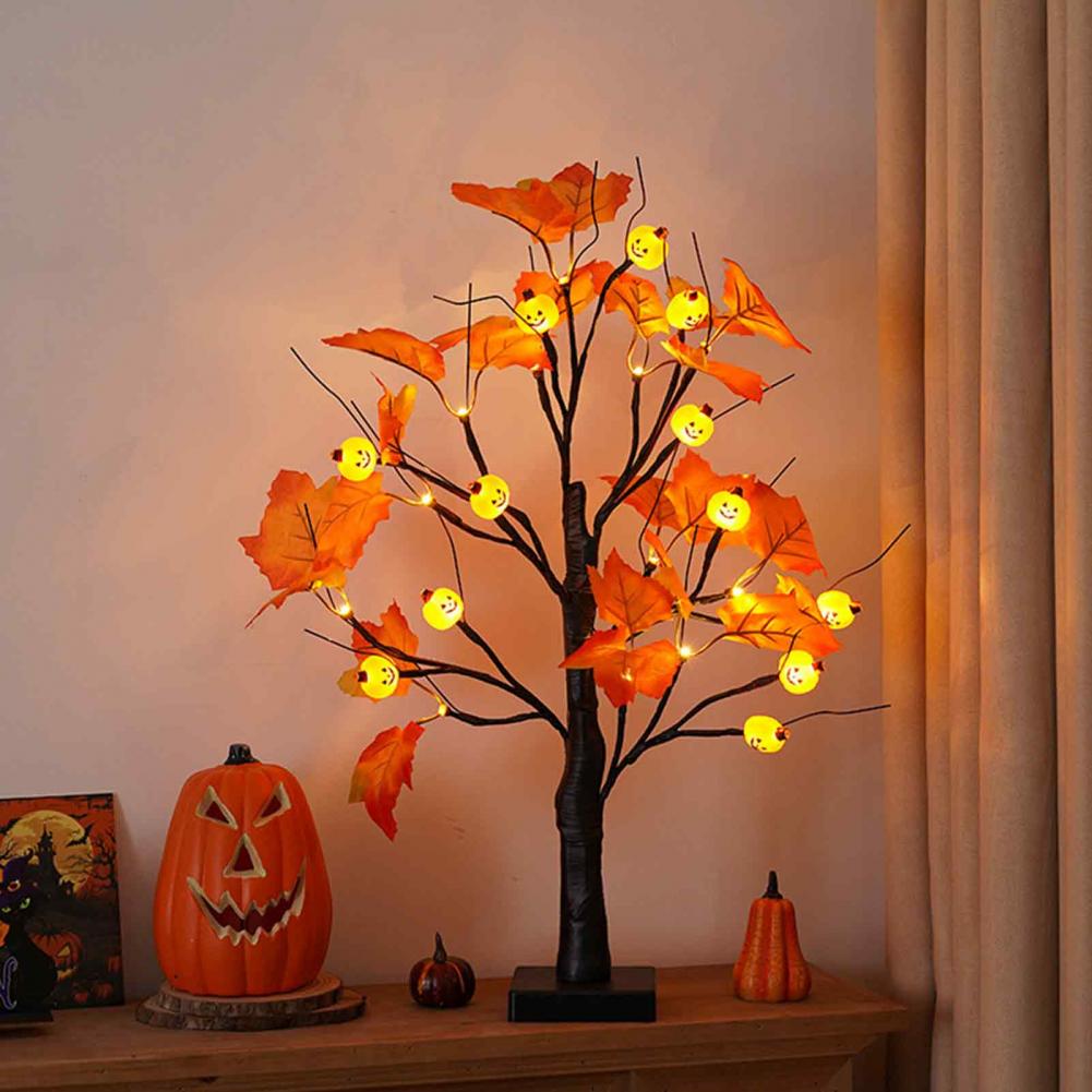 Jesienna Dekoracja z Liści Klo – Home Decor Lighting Tree recenzja i cena