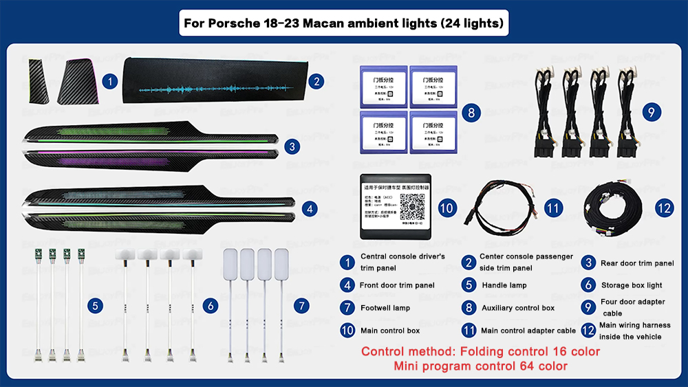 Dla Porsche Macan 2018-2023 In – Decor Lighting India recenzja i cena