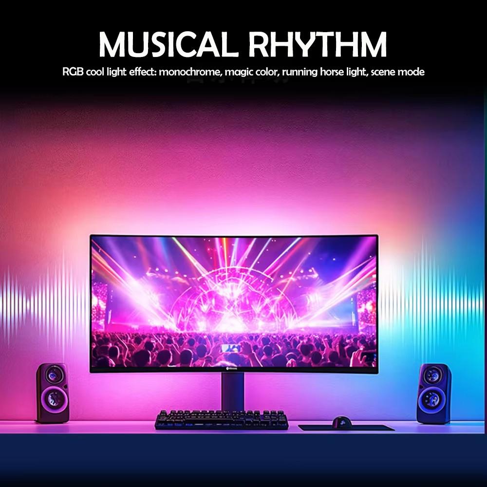 Taśma LED RGB do gier, podświe – Ambient Lighting Decor For Room recenzja i cena