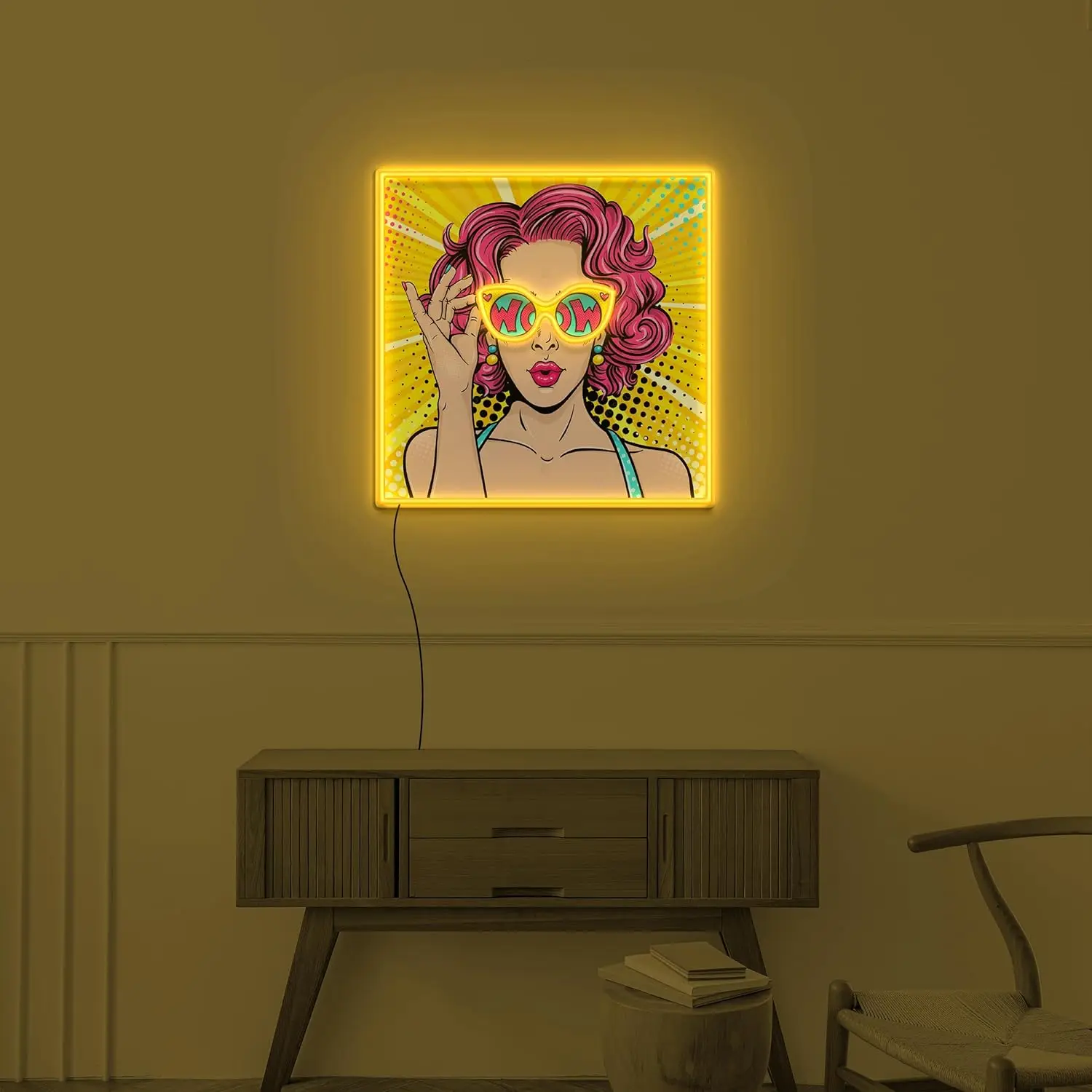 Wow Lady Uv Pop Neonowy Znak K – Lighting Decor Wow recenzja i cena