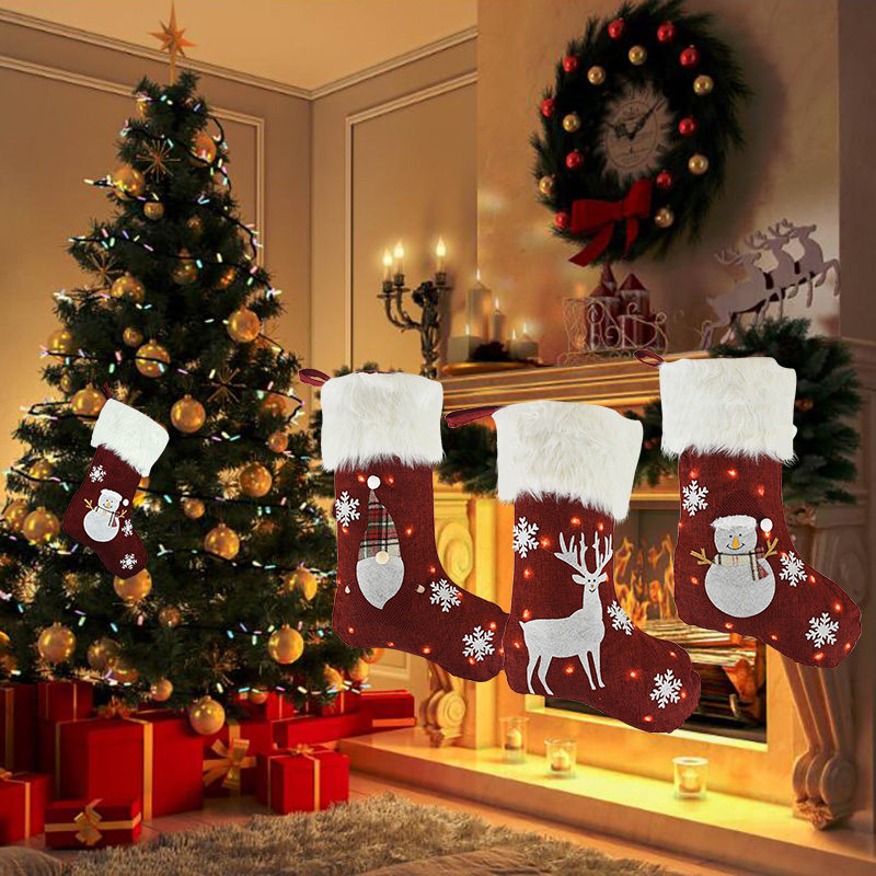 Skarpety świąteczne z lampkami – Home Decor Lighting Tree recenzja i cena