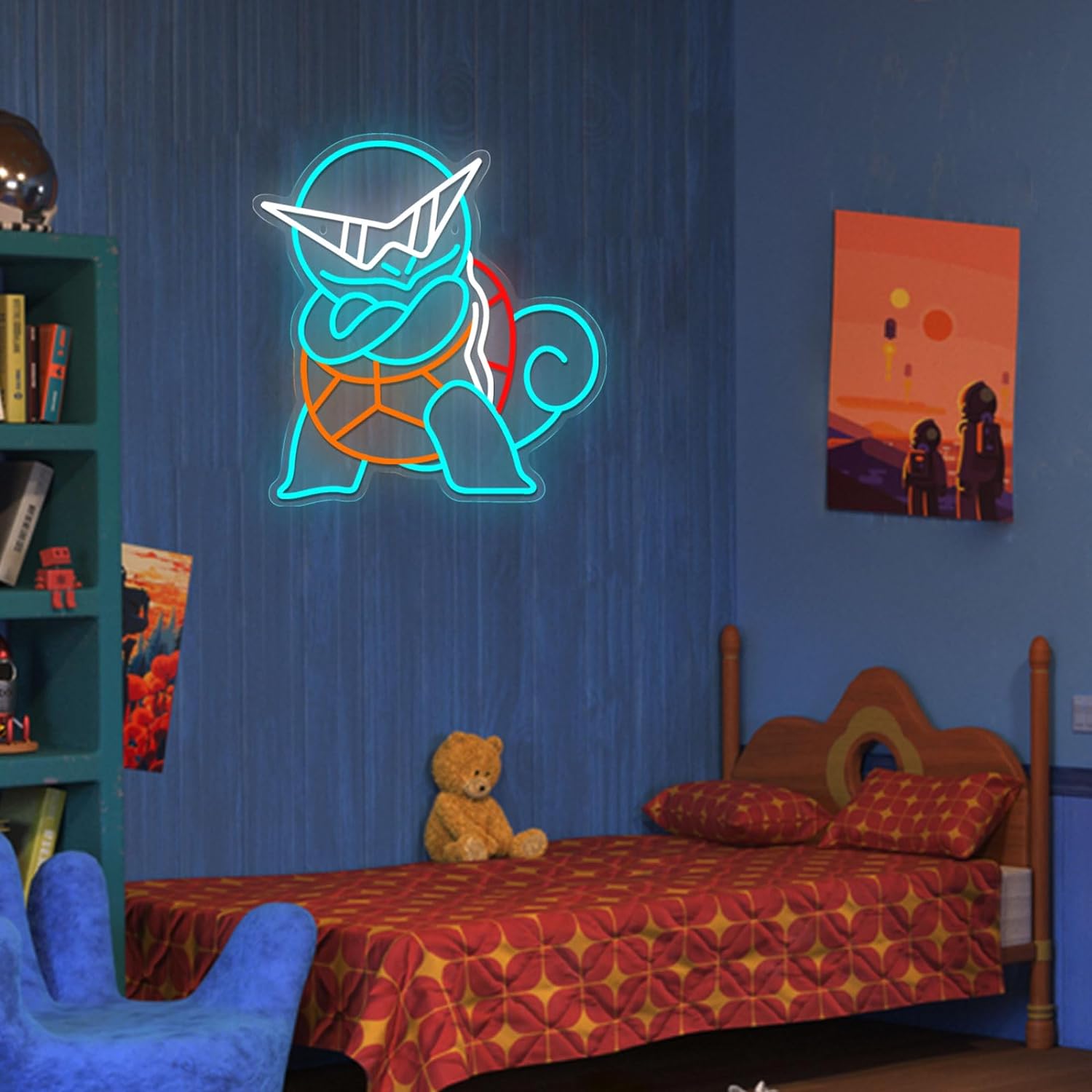 Neonowy Znak LED Pokemon Squir – Decor Lighting Fans recenzja i cena