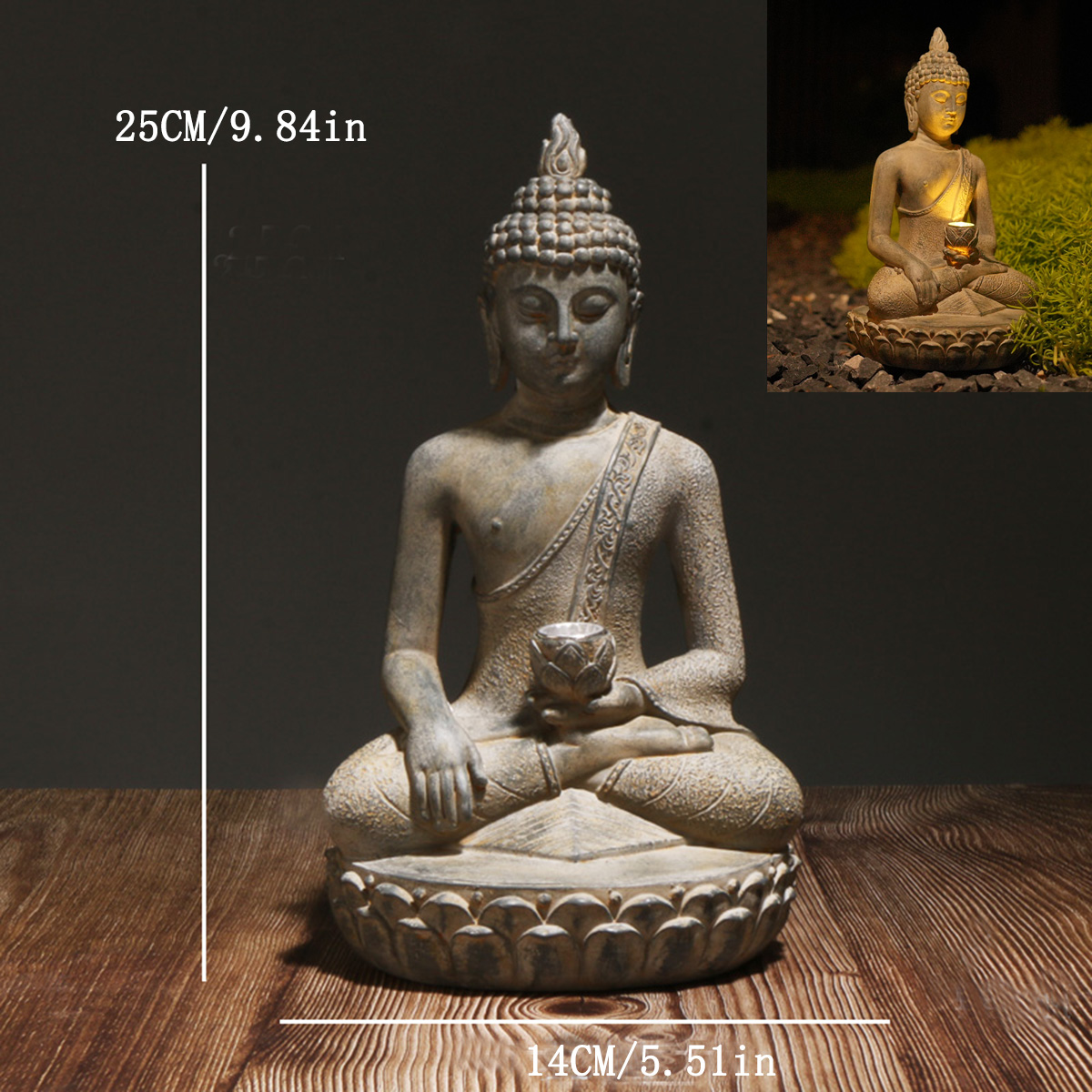1 szt. Statua Buddy w stylu Ze – Decor Lighting India recenzja i cena