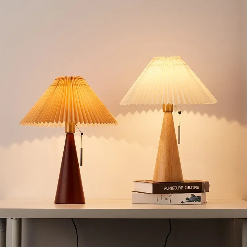 Retro Plisowana Lampa Stołowa  – Lighting Decoration For Home recenzja i cena