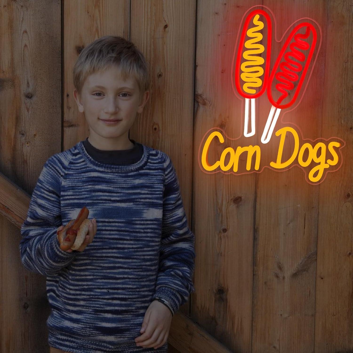 Neonowy szyld Corn Dog, przeką – Wall Decor Lighting recenzja i cena