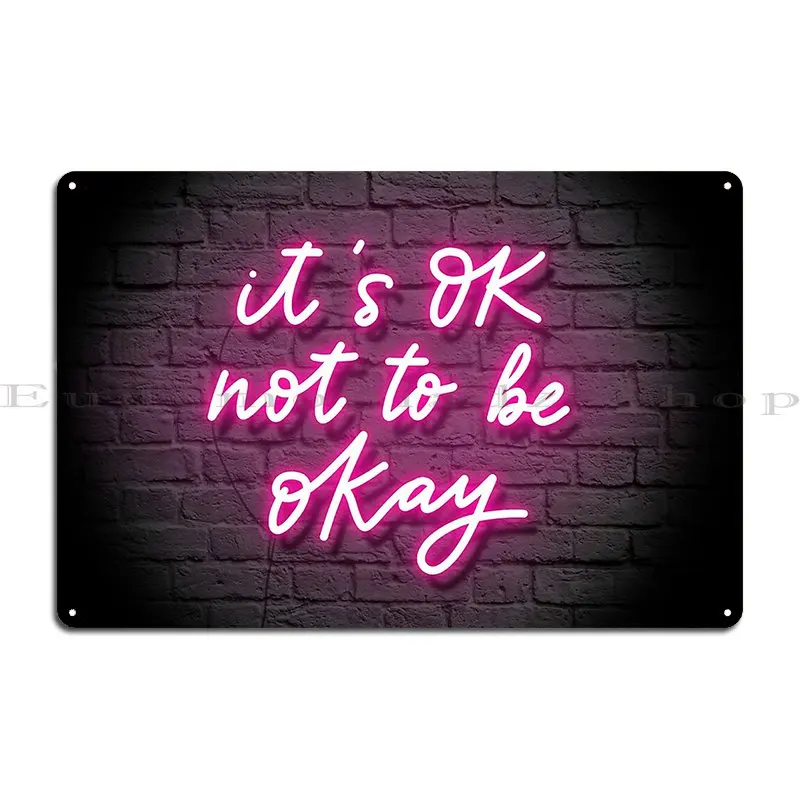 Neonowy szyld It's OK Not To B – Ok Lighting Decor recenzja i cena